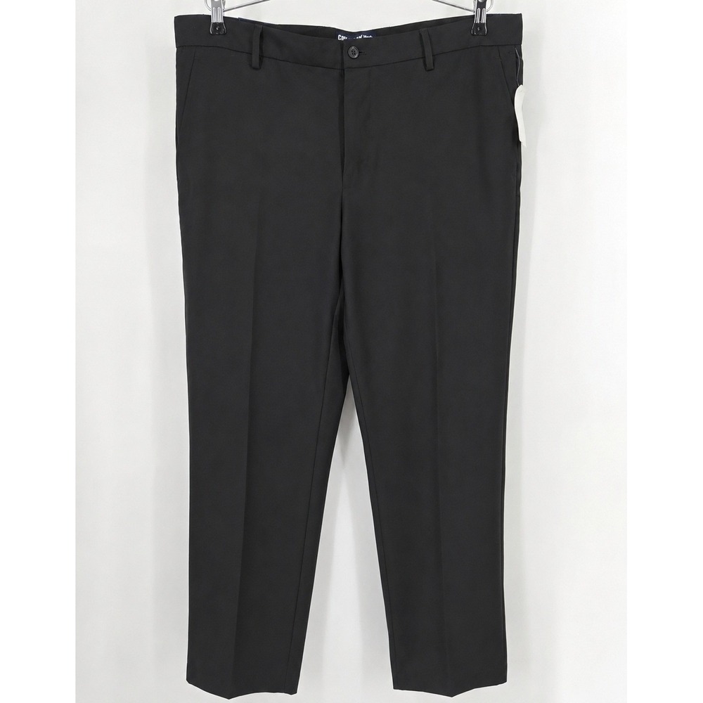 Company‎ Eighty One Slim Fit Chino Pants 38x30 Black NWT Wrinkle Free Slacks
